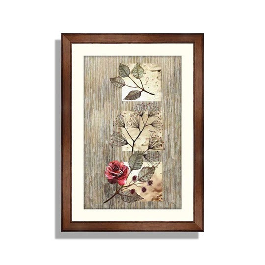 Floral Nature Wall Frame – Elegant Artistic Design